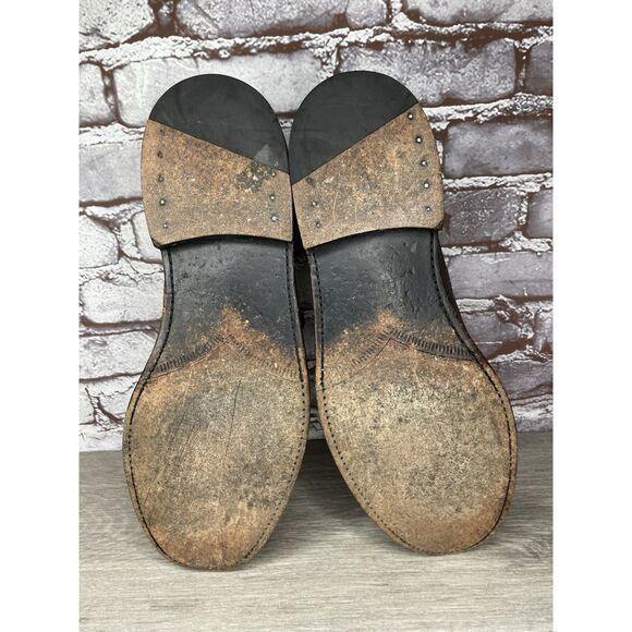 Frye Jones Wingtip Dark Brown Leather Distressed Dress Shoes Men Sz 13D US/46EU - Picture 6 of 16